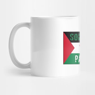 Solidarity with Palestine Flag Mug